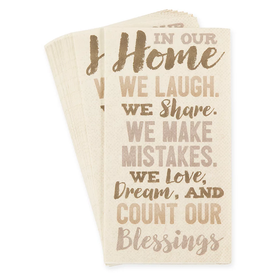 /Creative Converting 16-Count In Our Home Paper Guest Towels