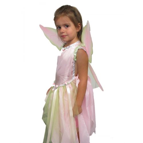  Creative Education Pink Fairy Pixie Princess Tunic Wings Girls M 5-6 NWT Costume Dress