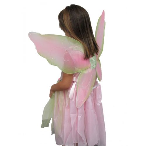  Creative Education Pink Fairy Pixie Princess Tunic Wings Girls M 5-6 NWT Costume Dress