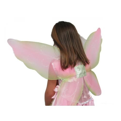  Creative Education Pink Fairy Pixie Princess Tunic Wings Girls M 5-6 NWT Costume Dress