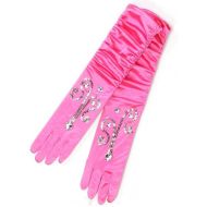 Creative Educations Princess Sequined Gloves