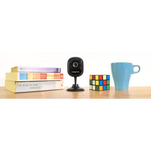  Creative Live! Cam IP SmartHD Wi-Fi Home Video Monitoring Security Camera/Baby Monitor with Two-Way Audio and Night Vision (Black)