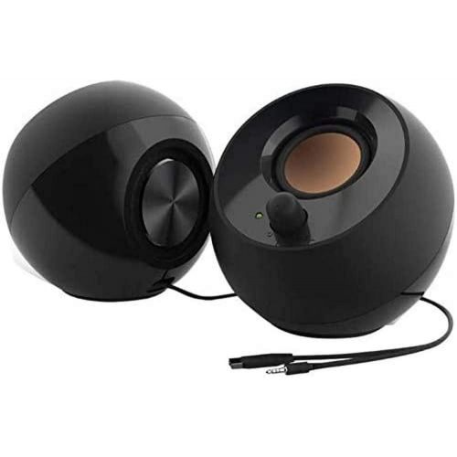  [아마존베스트]Creative Pebble 2.0 USB-Powered Desktop Speakers with Far-Field Drivers and Passive Radiators for Pcs and Laptops (Black)