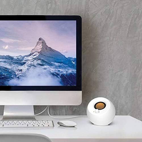 [아마존베스트]Creative Pebble 2.0 USB-Powered Desktop Speakers with Far-Field Drivers and Passive Radiators for PCs and Laptops (White)