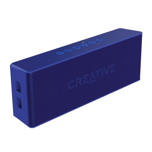  Creative MUVO 2 Portable Water-resistant Bluetooth Speaker with Built-in MP3 Player (Blue)