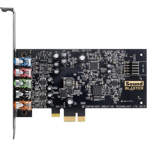  Creative Sound Blaster Audigy PCIe RX 7.1 Sound Card with High Performance Headphone Amp