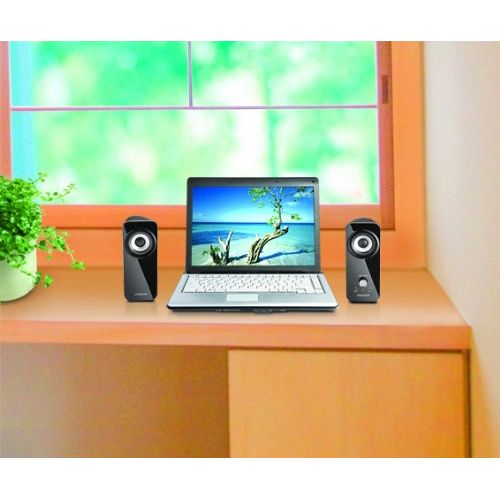  Creative Inspire T12 2.0 Multimedia Speaker System with Bass Flex Technology