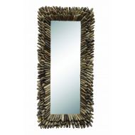Creative Co-op Large Rectangle Driftwood Framed Mirror