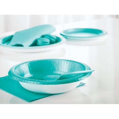  Creative Converting 324786 Touch of Color Premium 288 Count Plastic Forks, Teal Lagoon