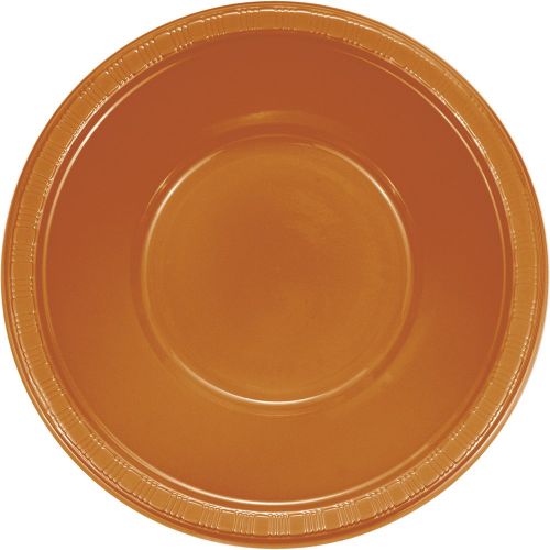  Creative Converting 324812 Touch of Color 240 Count 12 oz Plastic Bowls, Pumpkin Spice