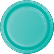 Creative Converting 324766 Touch of Color 240 Count Round Small/Dessert Paper Plates, Teal Lagoon