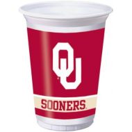 Creative Converting Oklahoma Sooners 20 oz. Plastic Cups, 8-Count