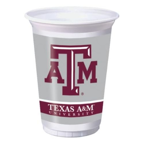  Creative Converting Texas A & M Aggies 20 oz. Plastic Cups, 8-Count