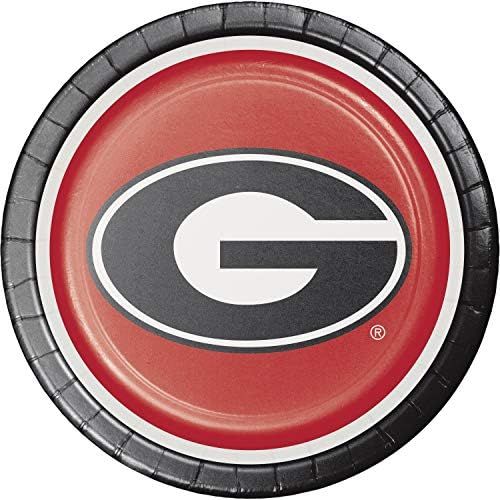  Creative Converting University of Georgia Dinner Plates, 24 ct