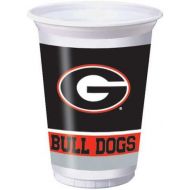 Creative Converting Georgia Bulldogs 20 oz. Plastic Cups, 8-Count