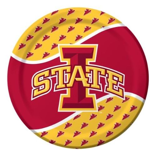  Creative Converting 8-Count Paper Dinner Plates, Iowa State Cyclones