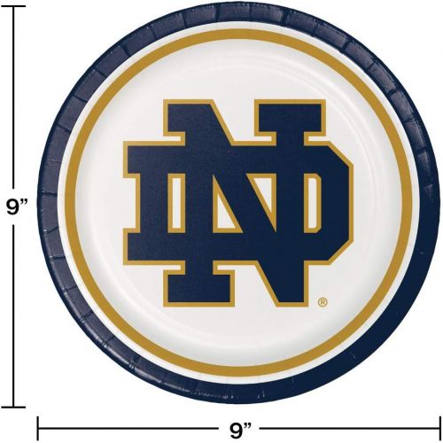  Creative Converting University of Notre Dame Paper Plates, 24 ct