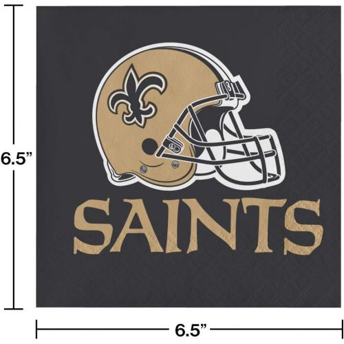  Creative Converting New Orleans Saints Tailgating Kit, Serves 8