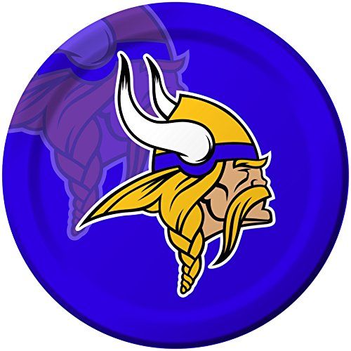  Creative Converting 8 Count Minnesota Vikings Paper Dinner Plates