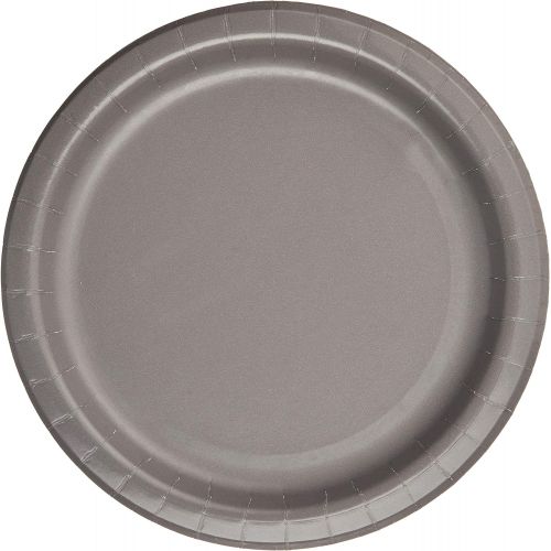  Creative Converting 339639 DINNER PLATE, 9 in, 24 ct, Gray