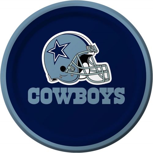  Creative Converting 8 Count Dallas Cowboys Paper Dessert Plates