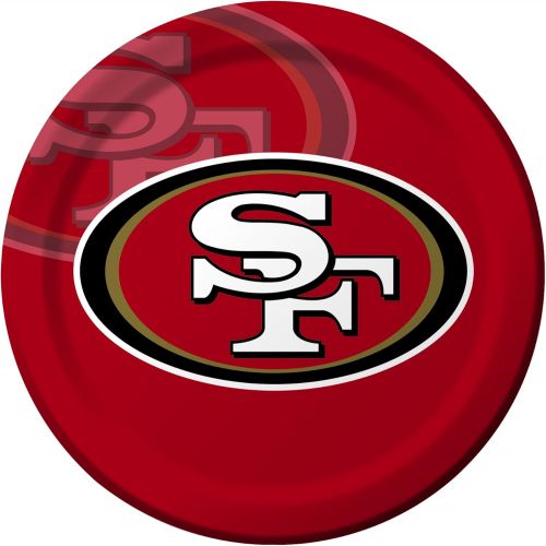  Creative Converting 8 Count San Francisco 49ers Paper Dinner Plates -