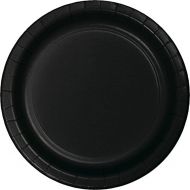 Creative Converting 75-Count Value Pack Paper Dinner Plates, Black Velvet -