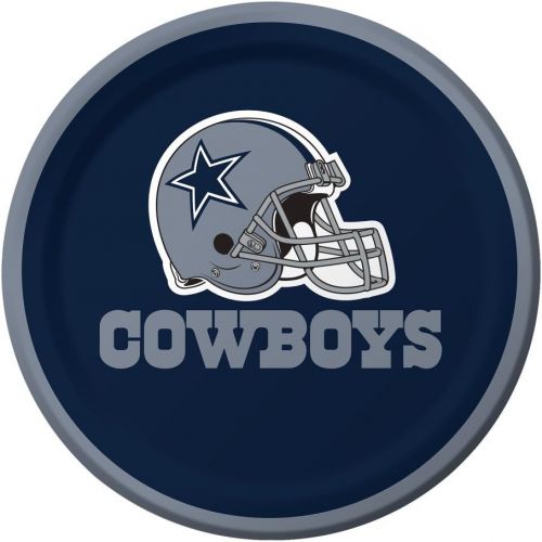  Creative Converting Officially Licensed NFL Dessert Paper Plates, 96-Count, Dallas Cowboys -