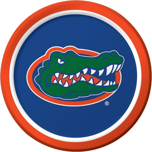  Creative Converting 8-Count Sturdy Style Paper Dinner Plates, University of Florida