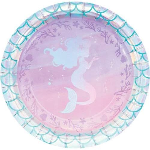  Creative Converting, IRIDESCENT LUNCHEON PLATE, 0.5x6.875x6.875inc