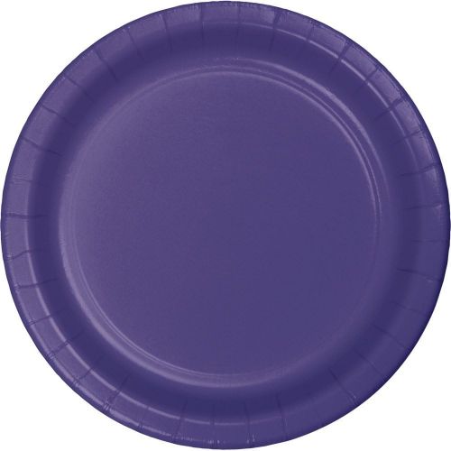  Creative Converting 533268 Touch of Color 96 Count Dessert/Small Paper Plates, Purple -