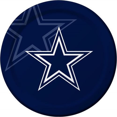  Creative Converting 8 Count Dallas Cowboys Paper Dinner Plates