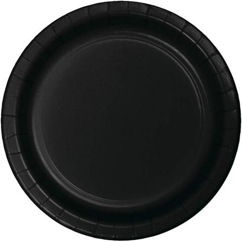  Creative Converting 75-Count Value Pack Paper Dessert Plates, Black Velvet -