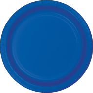 Creative Converting Touch of Color 96 Count Dessert/Small Paper Plates, Cobalt