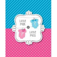 Creative Converting 8-Count Baby Shower Invitations, Bow or Bowtie