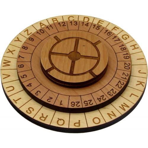  [아마존베스트]Creative Escape Rooms Hide and Seek Cipher Decoder Ring - Two Piece Escape Room Cipher Wheel