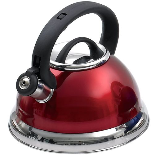  [아마존 핫딜]  [아마존핫딜]Creative Home Alexa 3.0 Whistling Tea Kettle, Cranberry