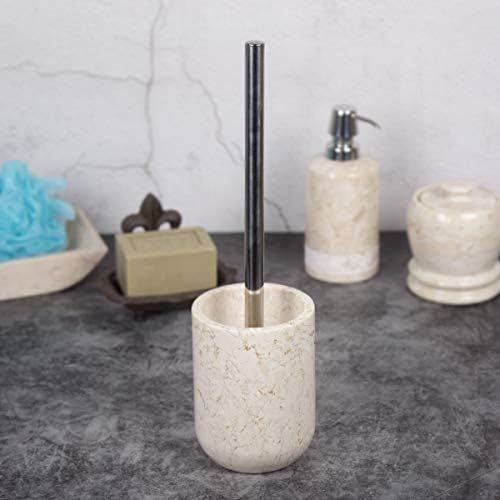  Creative Home Champagne Marble Toilet Brush Holder