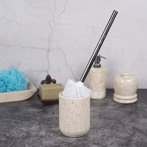  Creative Home Champagne Marble Toilet Brush Holder