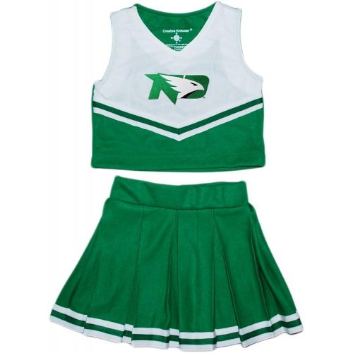  할로윈 용품Creative Knitwear University of North Dakota Fighting Hawks Toddler and Youth 2-Piece Cheerleader Dress