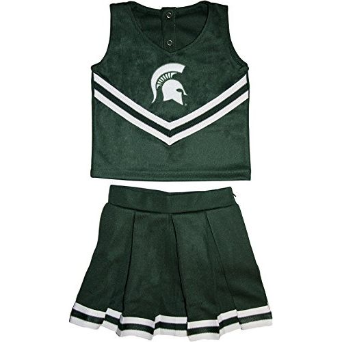  할로윈 용품Creative Knitwear Michigan State University Spartans Toddler and Youth 3-Piece Cheerleader Dress