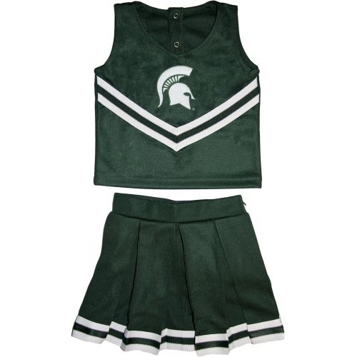  할로윈 용품Creative Knitwear Michigan State University Spartans Toddler and Youth 3-Piece Cheerleader Dress