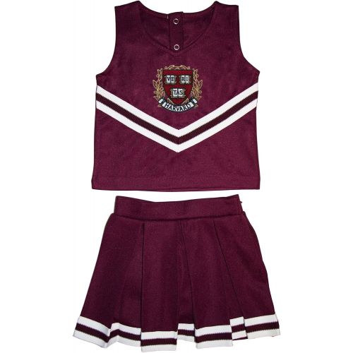  할로윈 용품Creative Knitwear Harvard University Crest and Shield Toddler and Youth 3-Piece Cheerleader Dress