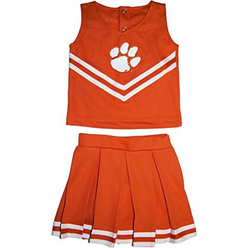  할로윈 용품Creative Knitwear Clemson University Tigers Toddler and Youth 3-Piece Cheerleader Dress