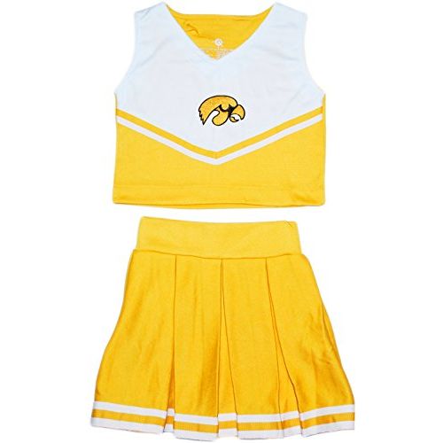  할로윈 용품Creative Knitwear University of Iowa Hawkeyes Toddler and Youth 2-Piece Cheerleader Dress