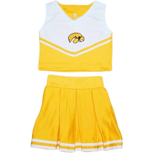  할로윈 용품Creative Knitwear University of Iowa Hawkeyes Toddler and Youth 2-Piece Cheerleader Dress