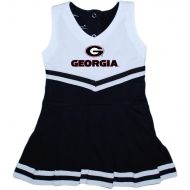 Creative Knitwear University of Georgia UGA Bulldogs Baby Cheerleader Bodysuit Dress