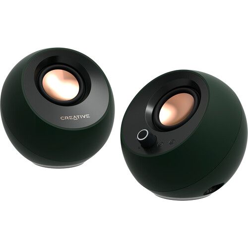  Creative Labs Pebble Pro 2.0 Bluetooth Desktop Speakers (Alpine Green)