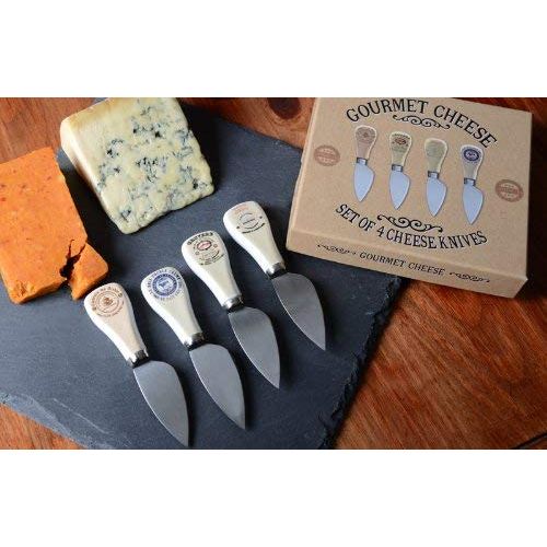  Creative Tops Vintage Stil Gourmet Kaesemesser, 4Stueck, mehrfarbig, in Geschenkverpackung