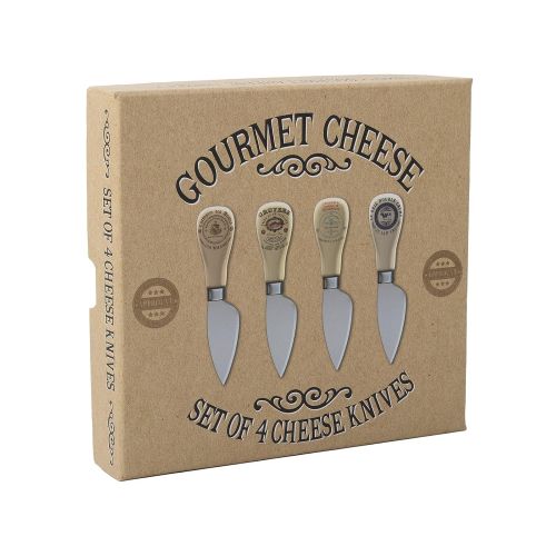  Creative Tops Vintage Stil Gourmet Kaesemesser, 4Stueck, mehrfarbig, in Geschenkverpackung